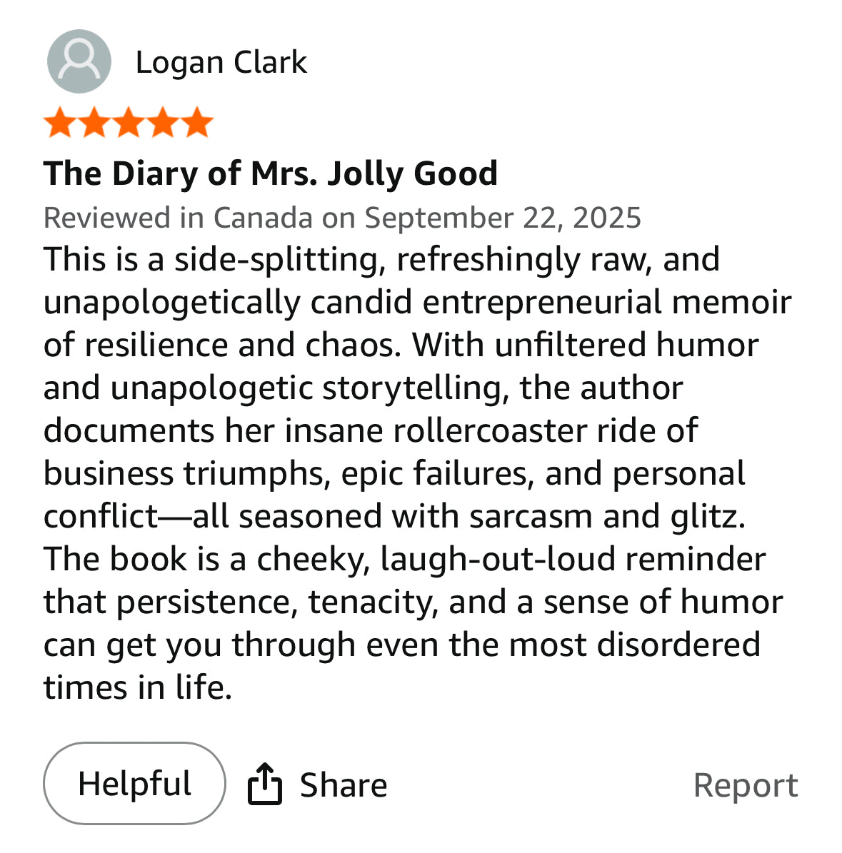 The Diary of Mrs Jolly Good: Because Therapy Was Too Expensive