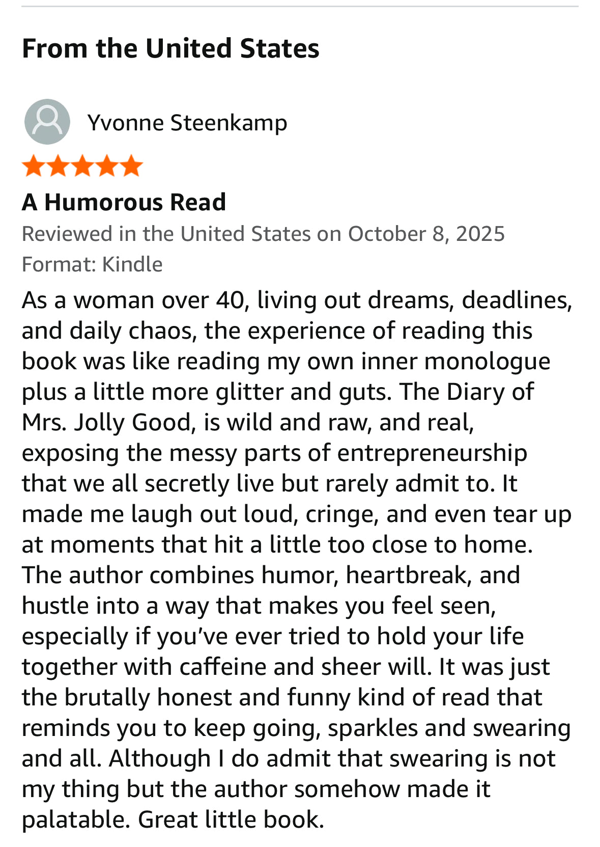 The Diary of Mrs Jolly Good: Because Therapy Was Too Expensive