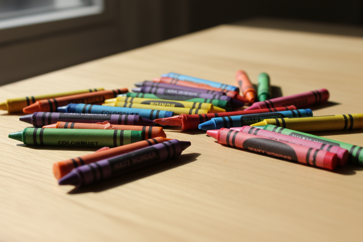 Crayons realistic