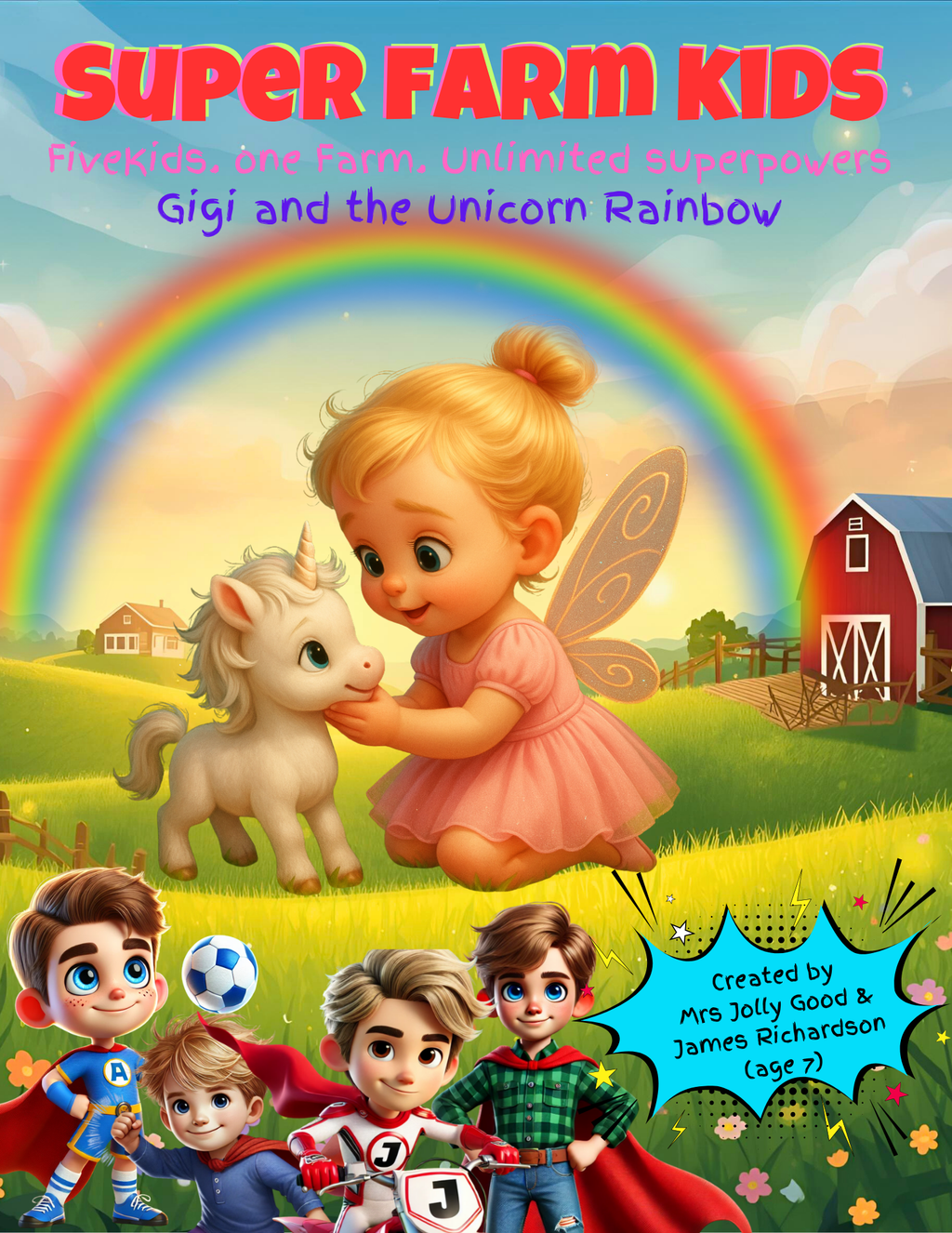 Super Farm Kids: Gigi and the Unicorn Rainbow