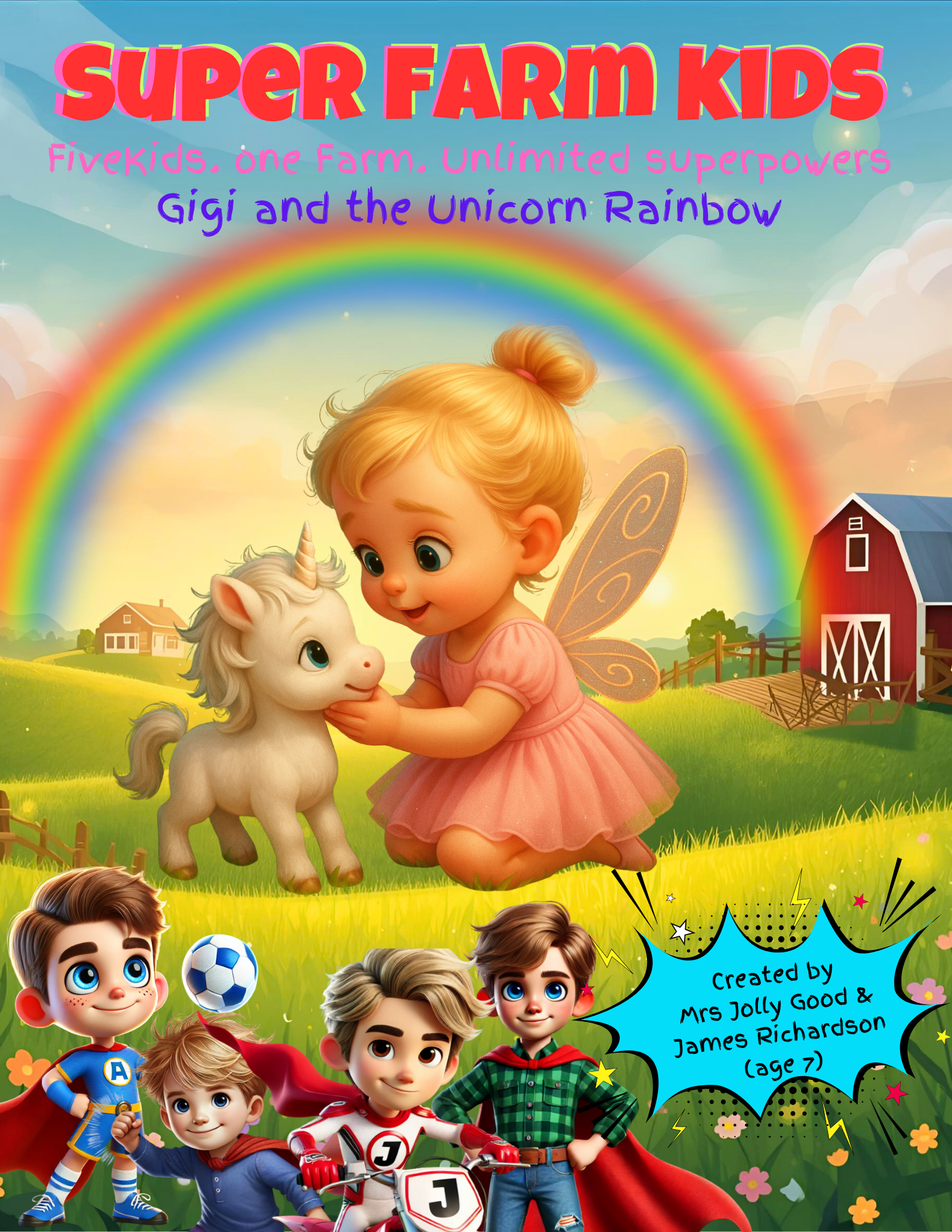 Super Farm Kids: Gigi and the Unicorn Rainbow