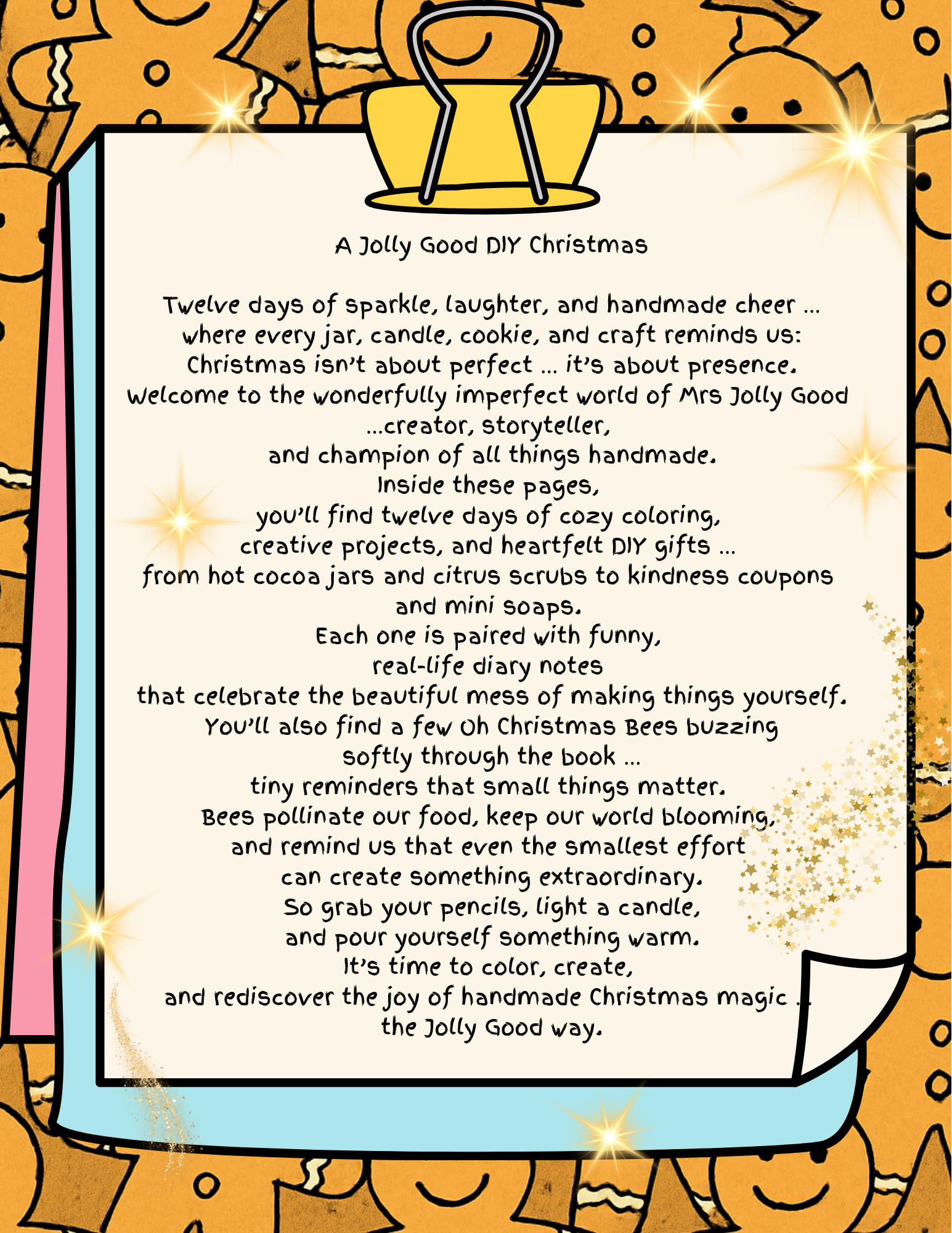 A Jolly Good DIY Christmas: 12 Days of Coloring, Crafting & Creating with Mrs Jolly Good