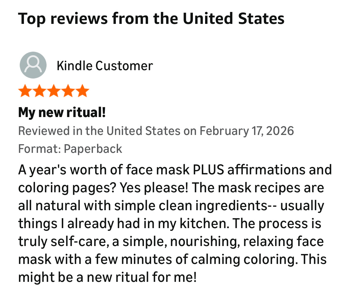 Jolly Good Year of Face Masks – 52 Rituals of Calm Confidence for Women Over 50