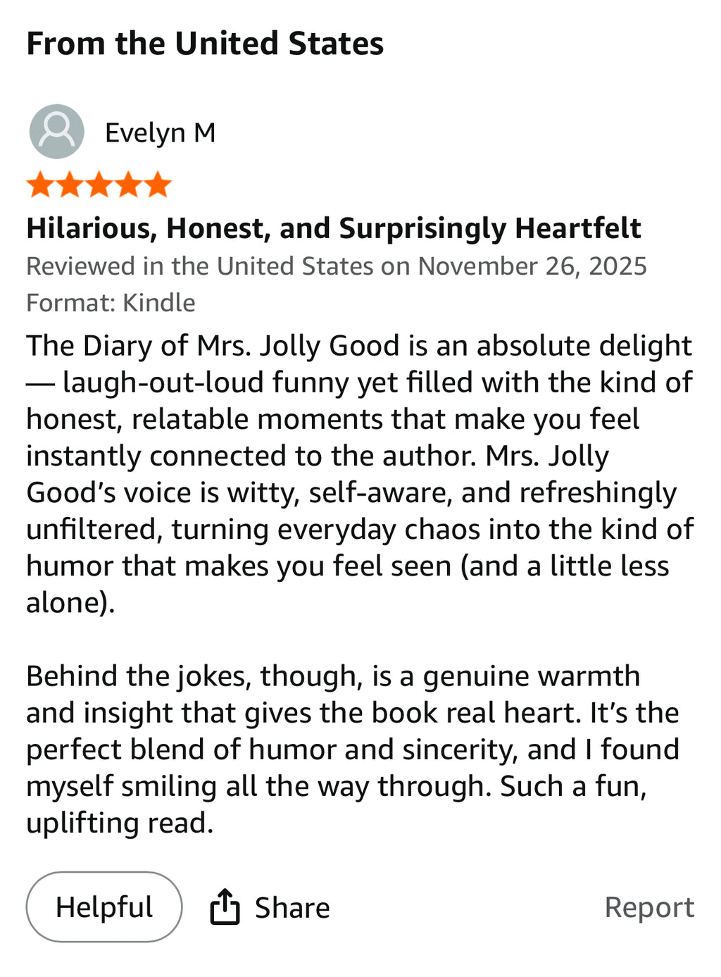 The Diary of Mrs Jolly Good: Because Therapy Was Too Expensive