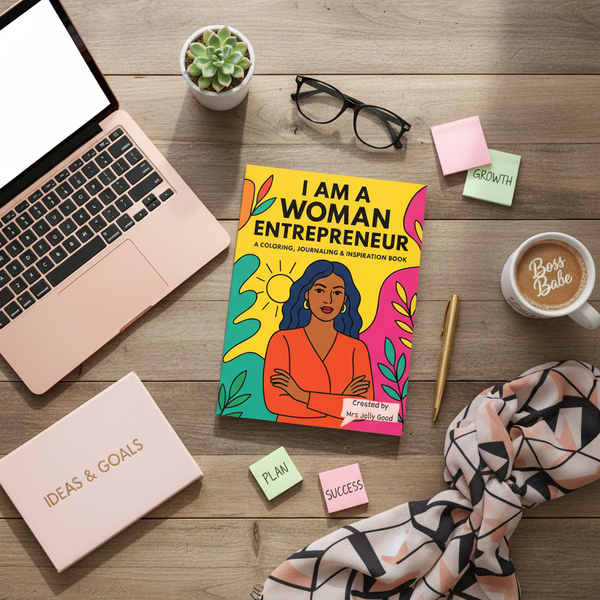 I AM A WOMAN ENTREPRENEUR: A COLORING, JOURNALING & INSPIRATION BOOK